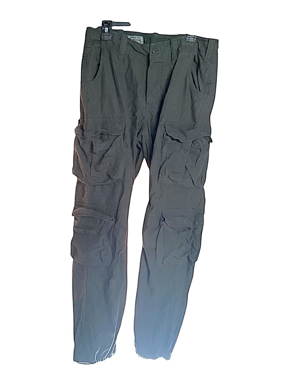 Men's Cargo Pants in Dark Olive - Classic Utility Style Army Green Medium